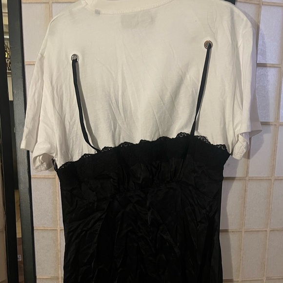 The Kooples 2 in 1 Babydoll T-shirt Dress - Picture 8 of 8